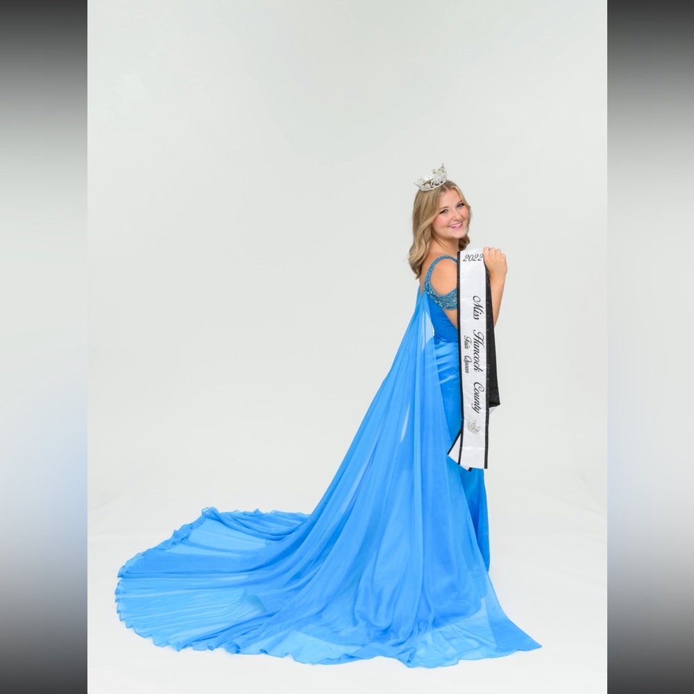 Sherri Hill Light Blue Pageant/Prom Dress